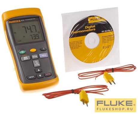 Термометр Fluke 52 II (50 гц) 1281139 - Термометры в фирменном магазине ...